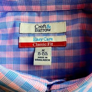 Croft and barrow classic fit men’s short sleeve